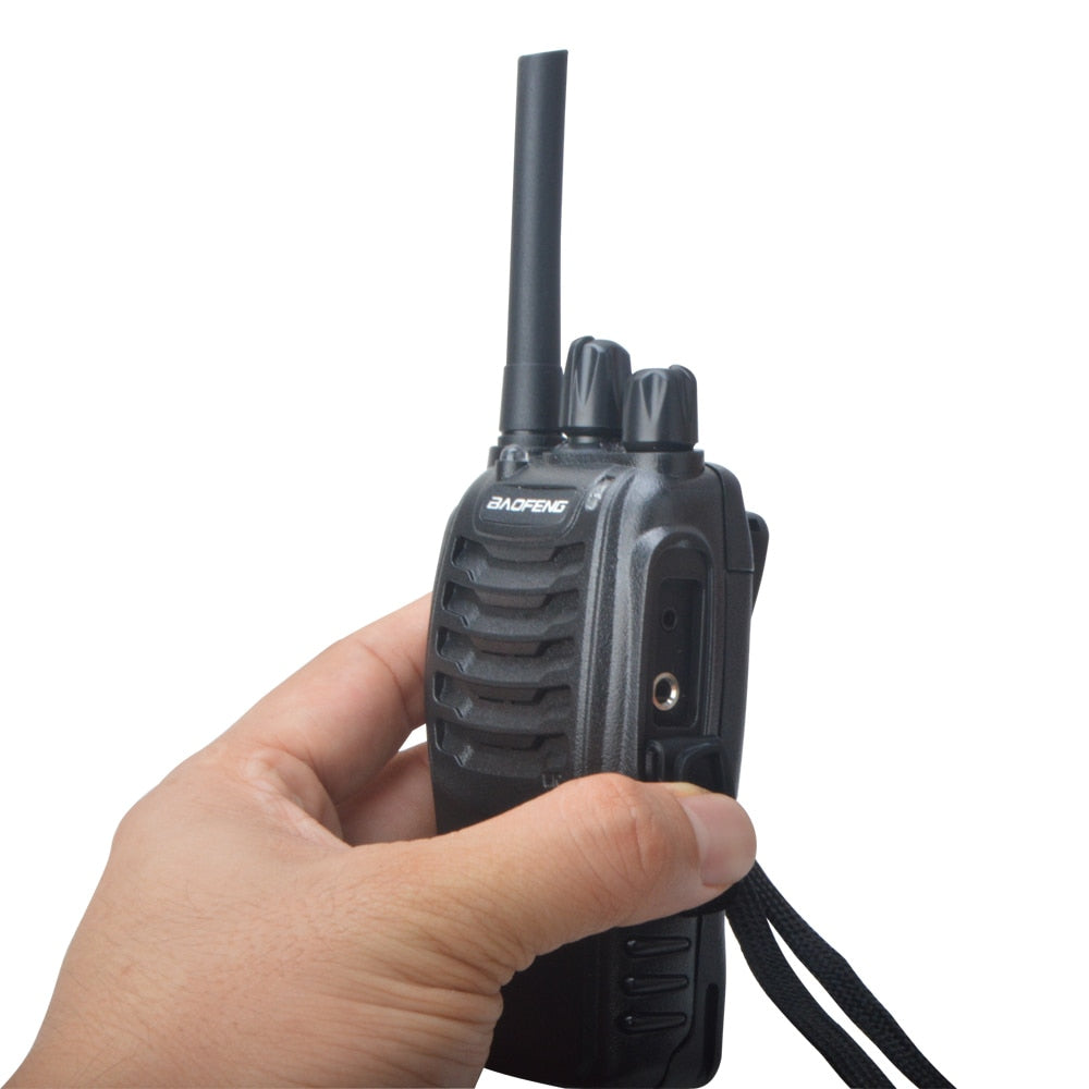 Walkie and Talkie Baofeng BF-88E - 0,5W, 16 canais, s/ licença, c/ fone de ouvido, bateria recarregável de 1500mah