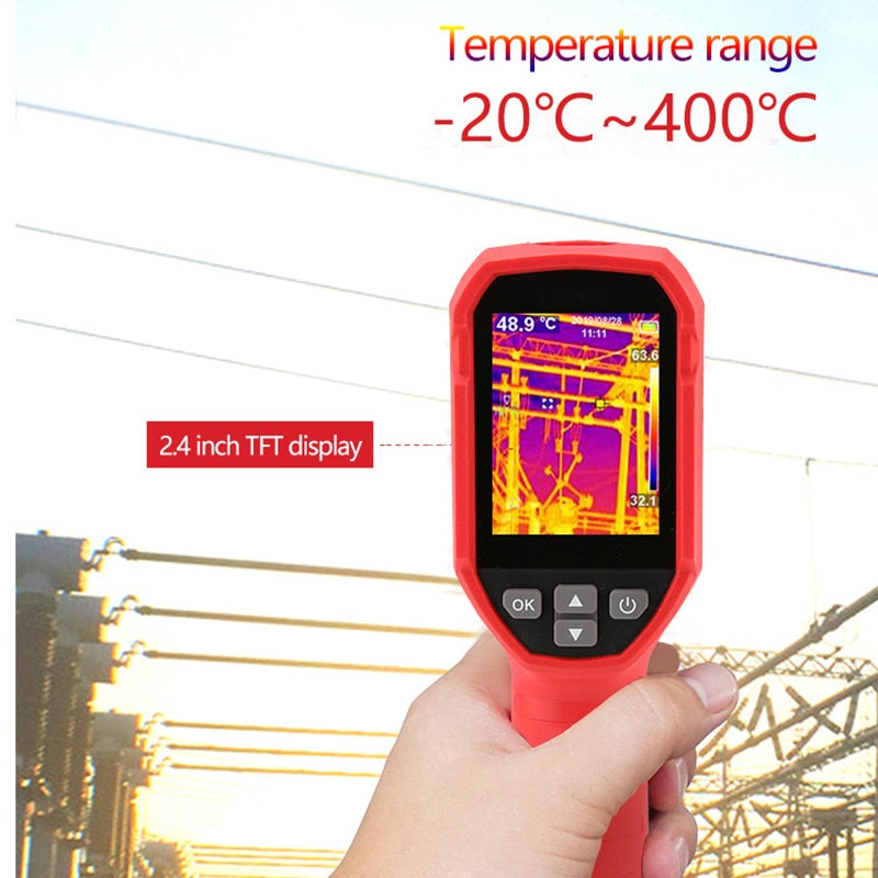 Termovisor Infravermelho UTi120S, Faixa: - 20 a 400 ℃